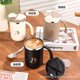 thumbnail image 4 of Venta al por mayor de taza de acero inoxidable 304 para beber con tapa abatible para té, cuchara plegable, tazas, tazas de café, botellas de agua, 4 of 5