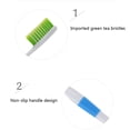 thumbnail image 1 of Tongue Scraper Green Tea Toothbrush Oral Cleaning Tongue Cleanering Brush Oral Cleanering Fresh Breath Remove Coating Brush Random Color, 1 of 8