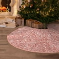 thumbnail image 5 of Rateoe Rose Gold Pink Glitter Pattern Christmas Tree Skirt with Ties , Christmas Tree Decorations, Farmhouse Christmas Decor Xmas Holiday Decorations-36", 5 of 6