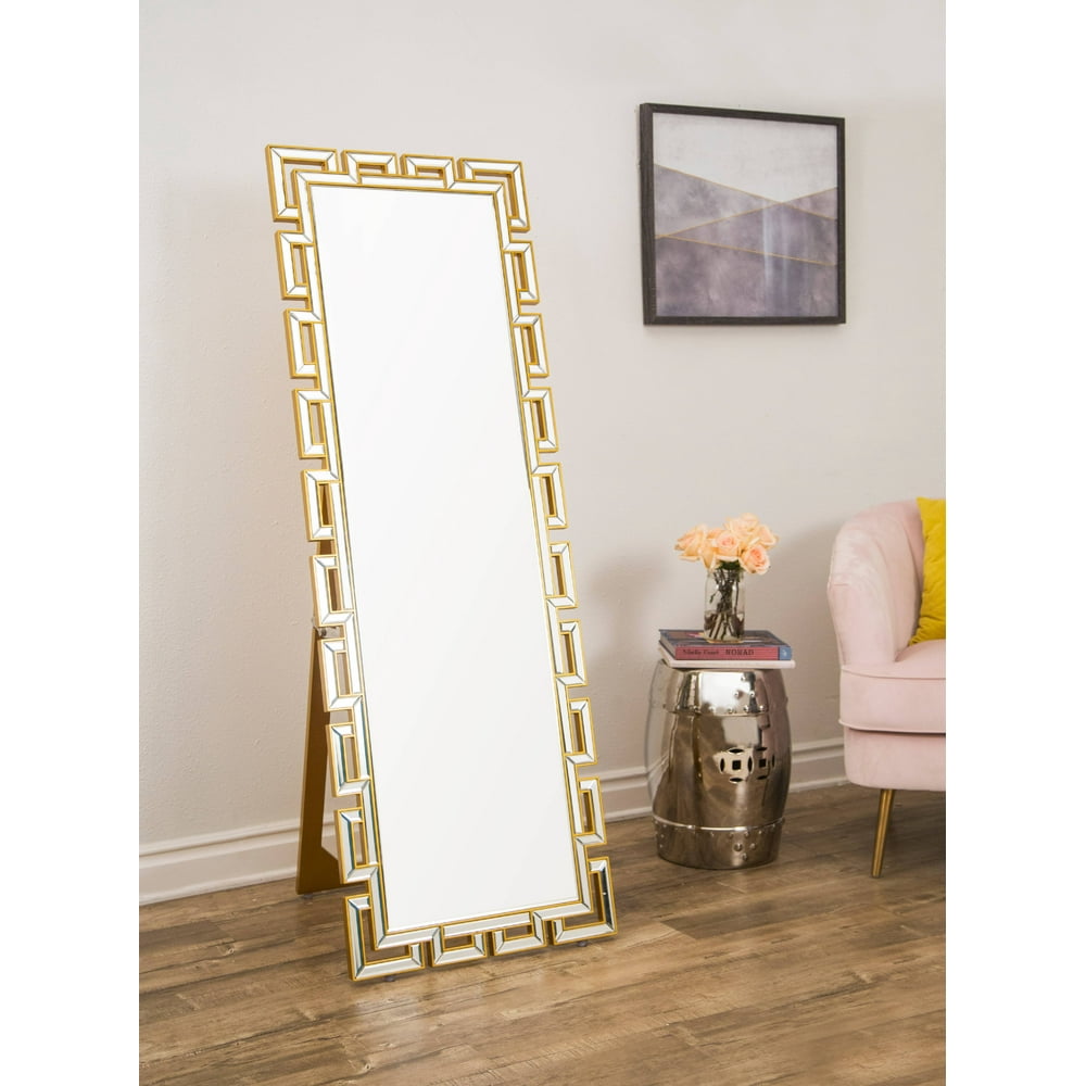 Devon & Claire Pierce Gold Standing Floor Mirror