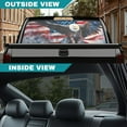 thumbnail image 5 of SEANATIVE Patriotic Decor Rear Window Decals for Trucks 66 x 22 Inch Pickup Back Window Tint Graphic See Through Vinyl Wrap Sun Block Coverage for Car Decor, American Flag Eagle, 5 of 7