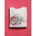 thumbnail image 3 of Beautiful Swirls Design Sweatshirt Women -Image by Shutterstock, Female Medium, 3 of 4