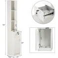thumbnail image 3 of BarberPub Locking Wall Mount Hair Styling Barber Station for Storage, Easy to Clean, 11.00*13.20*70.02, 3 of 7