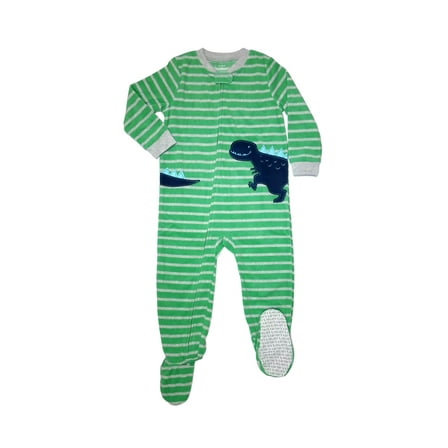 Carter's Little Boys' 1 Piece Dinosaur Fleece Pajamas, 4-Toddler