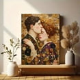 thumbnail image 6 of The Kiss Mosaic Canvas Wall Art, Classic Decor for Living Room Bedroom Hotel Lobby Office Home Interior, 6 of 8
