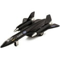 thumbnail image 3 of Kinsmart Black X-Planes Air Force SR-71A Blackbird Die Cast Jet Plane Toy with Pull Back Action, Brand : Unbranded By Brand unbrand, 3 of 8