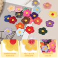 thumbnail image 3 of Uxcell Flower Iron on Patches, Embroidered Sew on Applique Repair Patch for Backpacks Clothing Shoes Hats Yellow, 3 of 6