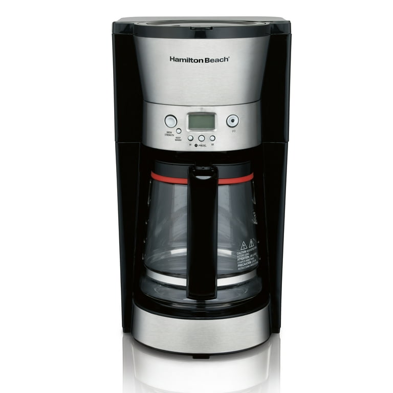 Hamilton Beach Programmable Coffee Maker 12 Cups Black 46895