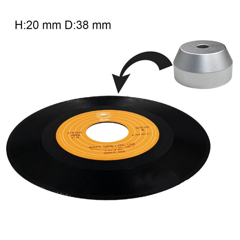 7 inch EP Vinyl Record Turntables 45 RPM Center Adapter Player Accessories  