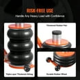thumbnail image 3 of VEVOR Air Jack, 5 Ton/11000 lbs, 4-10 S Pneumatic Lifting Jack with Heightened Column & Adjustable Handle, Easy-to-Lift & Space-Saving Jack with Thick Rubber Pad, Fits for Sedan, SUV, Pickup Truck, 3 of 9
