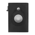 thumbnail image 4 of Tarjetero de cuero genuino Tarjetero con rebote automático Rastreador de posicionamiento Billetera RFID multifuncional Cartera de aluminio con caja Tarjetero, 4 of 6