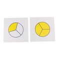 thumbnail image 4 of de Tarjetas de de Fracciones de Matemáticas Montessori, Juguetes Educativos de Matemáticas para, 4 of 9
