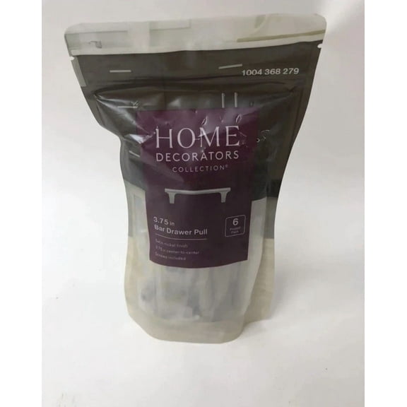 Home Decorators Collection - 3.75” Bar Drawer Pull - Satin Brass Finish 6 Pack