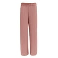 thumbnail image 5 of EDFBUYKRS Female Women Pants Casual Pants for Women Petite Women Wide Leg Pants High Waisted Palazzo Pants Work Long Trousers with Pockets S, 5 of 5