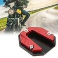 thumbnail image 3 of Aluminum Alloy Motorcycle Kickstand Pad Extender, Sturdy and Durable Side Stand Plate Support Accessory for Parking on Soft Surfaces, Anodic Oxidation Coloring Technology, 3 of 7