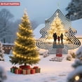 thumbnail image 4 of Metal Hanging Christmas Tree Wind Spinner - Festive Garden Decoration with Beautiful Patterns for Yard & Outdoor Holiday Cheer, 4 of 7