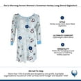 thumbnail image 5 of Not a Morning Person  Snowman Henley Long Sleeve Nightshirt (Women), 5 of 5