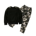 thumbnail image 3 of Yuanyu Toddler Kids Boys 2 Pcs Fall Outfit Long Sleeve Tops + Camouflage Pants Outfits Set Baby Sweatsuit Set 1-12 Years, 3 of 7