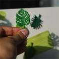 thumbnail image 4 of hejhncii Decorative Refrigerator Magnets Fridges Magnets 4Pcs Mini Plant Leaf Whiteboard Magnets Locker Accessories for Home, 4 of 11