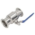 Stainless Steel Ball Valve 304 Quick Opening Chuck Sanitary for Water