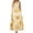 Yellow, variant on Abcnature Womens Maxi Dress, Women Comfortable Sleeveless Round Neck Retro Swing Dress, Plus Size Summer Casual Long Dresses, Wedding Guest Dresses Beach Party Dress Black L