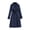 Navy Blue, variant on Quixlent Women's Double Breasted Long Trench Coat Belted Notch Lapel Overcoat Fall Winter Windproof Classic Outerwear