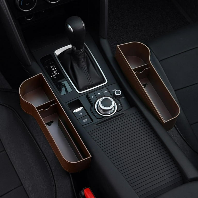 VTG Car Seat Gap Filler Organizer Storage Box with Cup Holder Front Seat  Console Side Organizer Car Storage Accessories