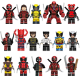 thumbnail image 2 of 8 Pc Movie Hero Mini Building Blocks Toy Compatible With Other Building Blocks, Gift For Boys, Age 6 +-HAPDEN, 2 of 3