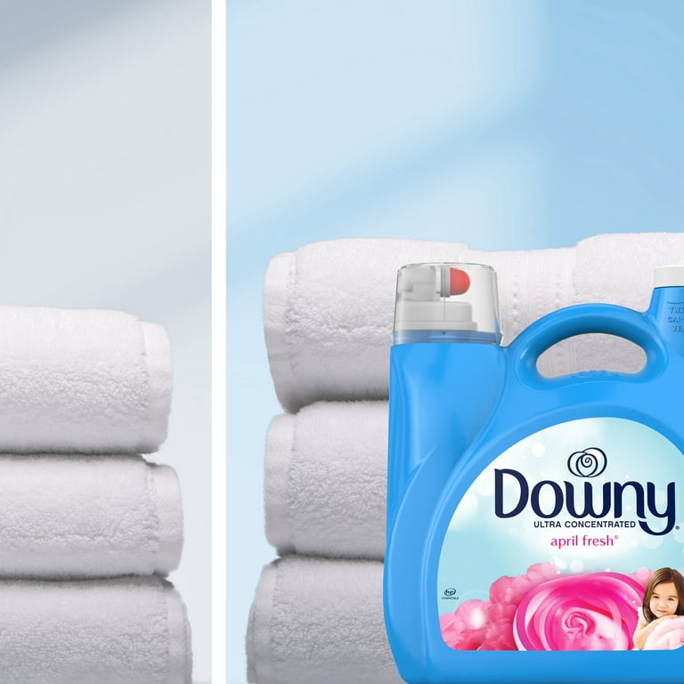 Downy Ultra Laundry Liquid Fabric Softener (Fabric Conditioner), April  Fresh, 44 fl oz, 60 Loads