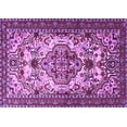 thumbnail image 1 of Ahgly Company Indoor Rectangle Persian Purple Traditional Area Rugs, 6' x 9', 1 of 4