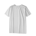thumbnail image 7 of Admvng Mens Summer Shirts Solid Color V-Neck Pullover T-Shirt Fitness and Outdoor Seamless Stretch Tight Top M-5XL, 7 of 7