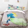 thumbnail image 3 of Funda de edredón con dibujos animados de Sonic Game, juego de edredón y funda de edredón, juego de cama para el dormitorio, juego de cama para niños, niñas y niños, regalo de vacaciones, 3 of 5