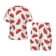 thumbnail image 1 of Balery Watermelon Conjunto de Pijama Infantil de Manga Corta con Estampado – Ropa de Dormir de Algodón Suave-Medium, 1 of 6