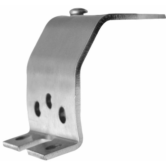 KALIBUR STAINLESS STEEL SHORT UNDER HOOD OR GROOVE ANTENNA MOUNT - WITHOUT STUD