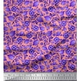 thumbnail image 1 of Soimoi Polyester Crepe Fabric Dot,Leaves & Floral Artistic Print Fabric by Yard 42 Inch Wide, 1 of 1