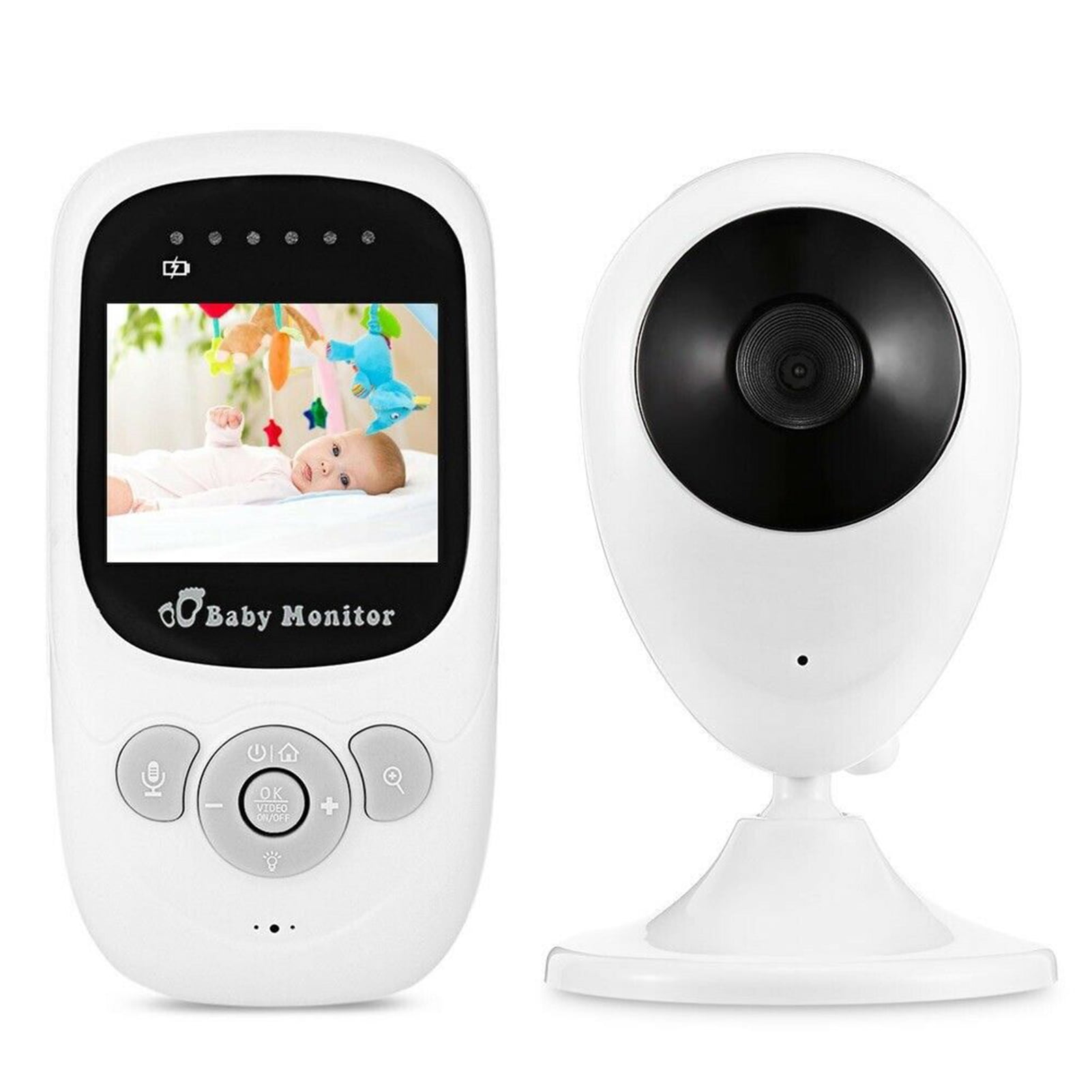 2.4 Inches Baby Monitor Two-Way Audio 2.4G Wirelessly Temperature Detection Night Vision Home Camera Built-in Lullabies Baby Pet Elderly - Walmart.com