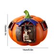thumbnail image 3 of TIMIFIS Halloween Decorations Skeleton Halloween Lantern Skull Jack-O'-Lantern With LED Lights Home Decorations, 3 of 3