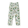 thumbnail image 4 of Goofa Lilies Flowers Printed Soft Pajama Pants for Men, Wide Leg Comfy Casual Lounge Yoga Pants-Medium, 4 of 9