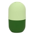 thumbnail image 1 of Rodillo de hielo para rostro, molde de hielo frío, soporte de silicona reutilizable para belleza facial, cuidado facial casero, rayas verdes, 1 of 15
