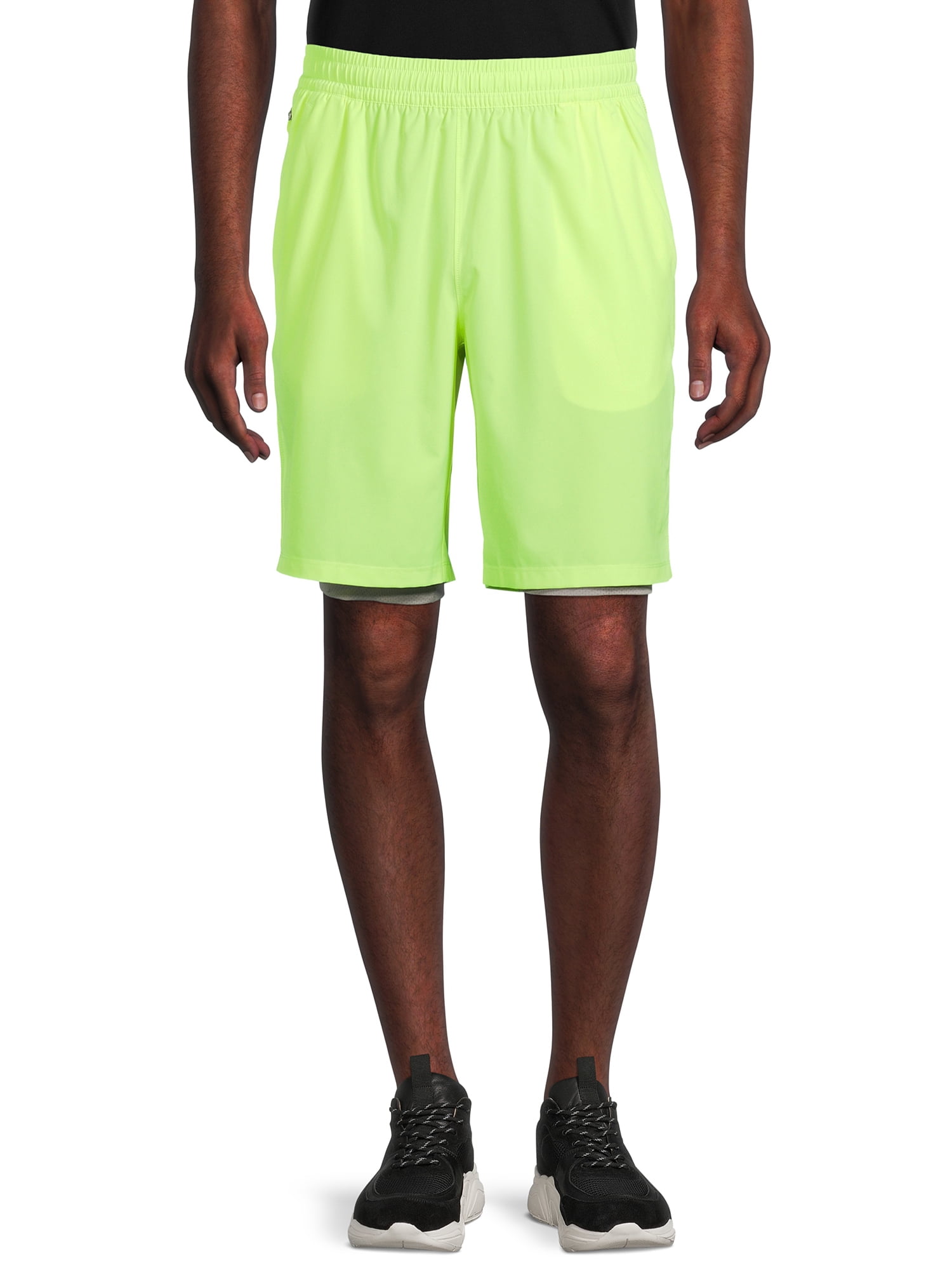 Athletic Works Men's 2in1 Workout Short with BuiltIn Pocket Liner