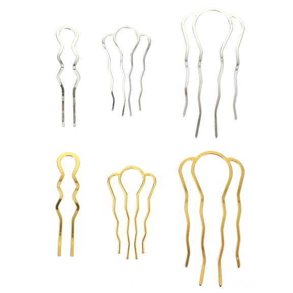 unbranded 6Pcs U Type Hairpins Assorted Color for Daily Life Women