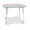 Driftwood/Coastal Blue, variant on Four Leaf Activity Table - A-height - Driftwood Gray/Gray/Gray