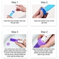 thumbnail image 5 of Toilet Gel, 72 Pieces Flower Stamp Toilet Gel Air Freshener, 6 Scents, 5 of 5