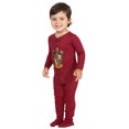 thumbnail image 4 of Intimo Baby Pajamas Set Footed Jammies Beanie Hogwarts House Gryffindor, 4 of 6