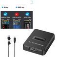 thumbnail image 2 of M.2 NVMe &SATA to USB C Docking Station Dual Protocol Adapter 10Gbps External SSD Enclosure with 2in1, 2 of 7