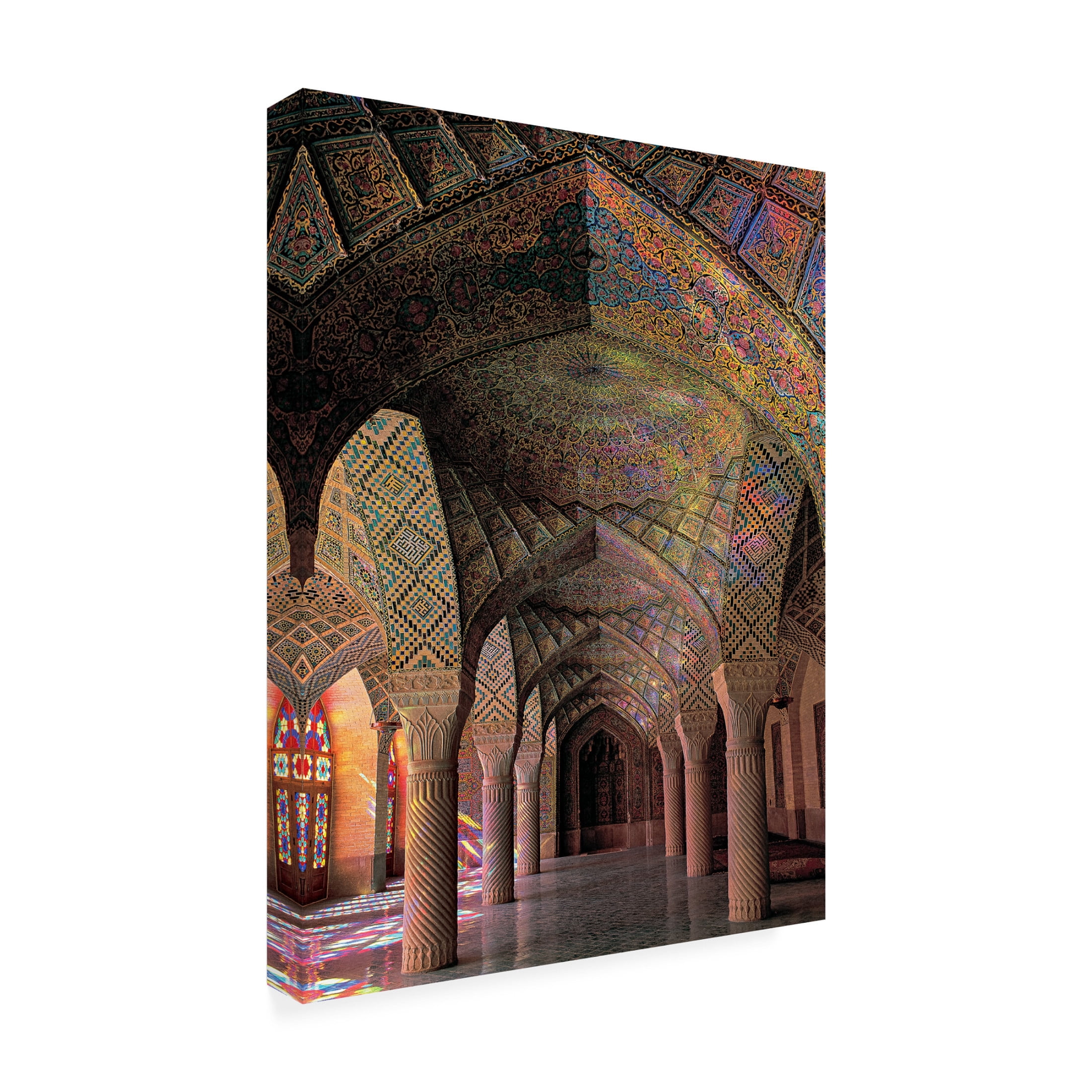 Trademark Fine Art Abbas Arabzadeh Dance of Colors Canvas Wall Art