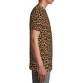 thumbnail image 6 of Wukai Leopard Printed Youth Unisex Short Sleeve T-Shirt for Boys, Girls, Teens, and Kids-X-Small, 6 of 7