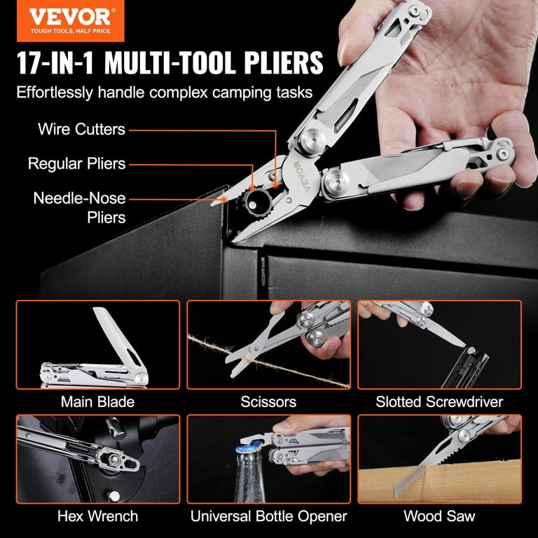 Mini Multi Tools Pocket Multifunctional Pliers Saw Wire Cutter