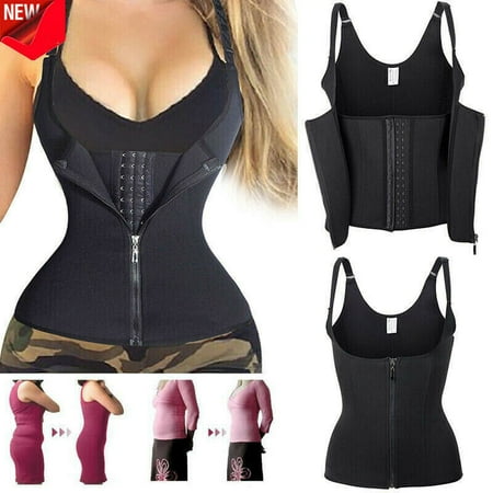 

FOCUSNORM Women Body Shaper Shapewear Waist Training Trainer Cincher Underbust Corset Vest