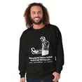 thumbnail image 4 of Full Time Job Fantasy Football Sports Men's Crewneck Sweatshirt Brisco Brands S, 4 of 5